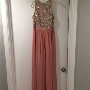 Sequin Aidan Mattox dress from Neiman’s